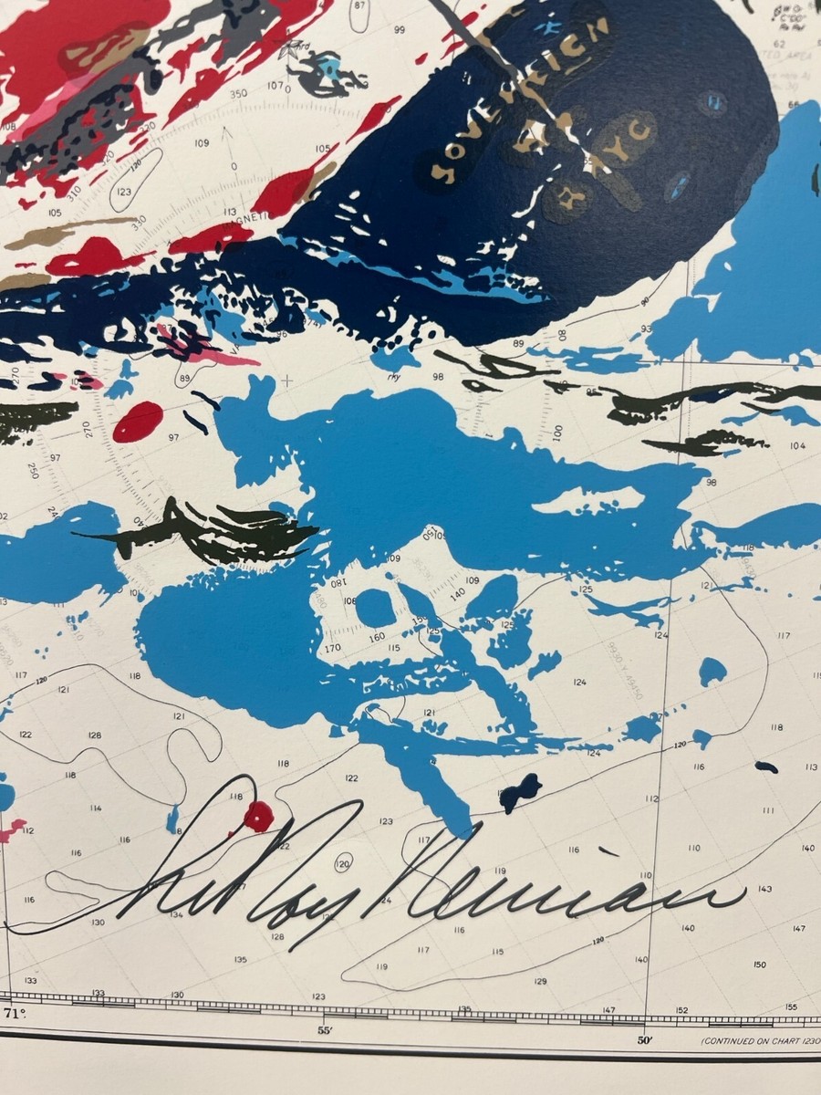 Leroy Neiman - America's Cup 19th Challenge HAND SIGNED Serigraph