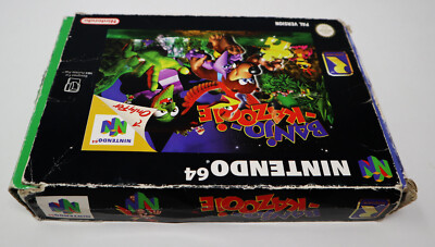 VINTAGE 1998 NINTENDO 64 N64 BANJO KAZOOIE CARTRIDGE VIDEO GAME