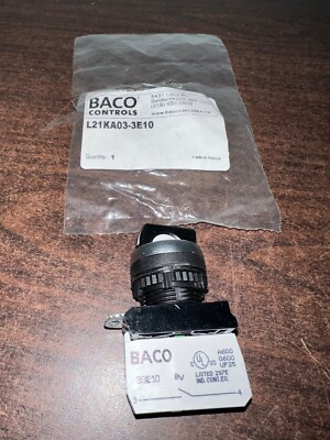 NEW BACO CONTROLS L21KA03-3E10 SELECTOR SWITCH  S325