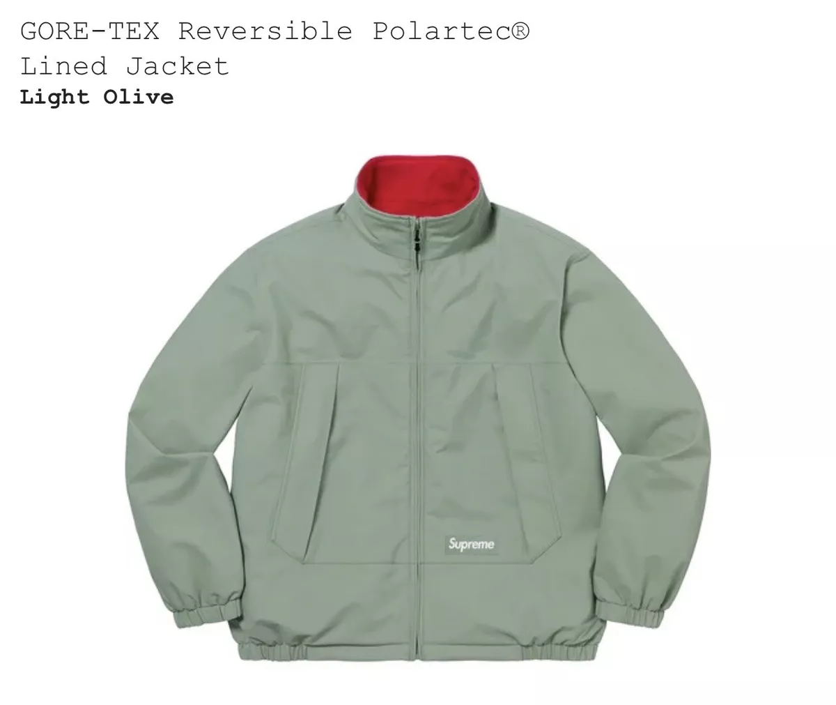 supreme gore-tex reversible polartec