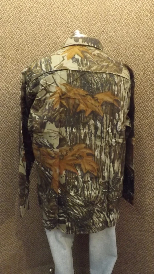 Vtg NEW Walls Realtree Camo Hunting Shirt  Whisper Soft Cotton Sz XL USA Made - Image 3 of 4