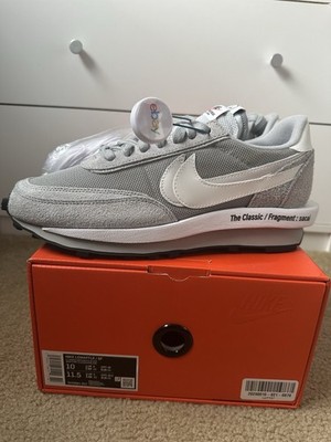 Nike LD Waffle Sacai Fragment Grey DH2684-001 Size 10