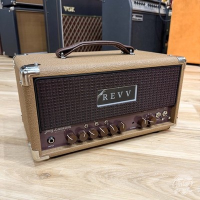 Revv D20 JL Joey Landreth Edition 20/4W 6V6 Tube Amp Head w/ Footswitch   Brown