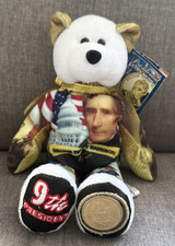Limited Treasures Presidential Coin Bear - 9th President Harrison 1841 New W/Tag