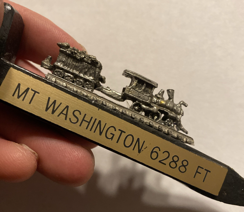 VTG Mount Washington Cog Railway 6288 Ft Railroad Spike Souvenir New Hampshire - Picture 7 of 24
