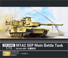 Army Tank Unpainted 1/72 M1A2 SEP Main Battle Tank Plastic Model Kit