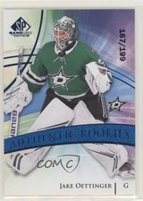 2020 SP Game Used Authentic Rookies Blue Burst 167/199 Jake Oettinger #176 01zd