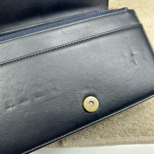Authentic Pre-owned Chanel Leboy WOC Caviar Chain Bag dark blue - Picture 22 of 24