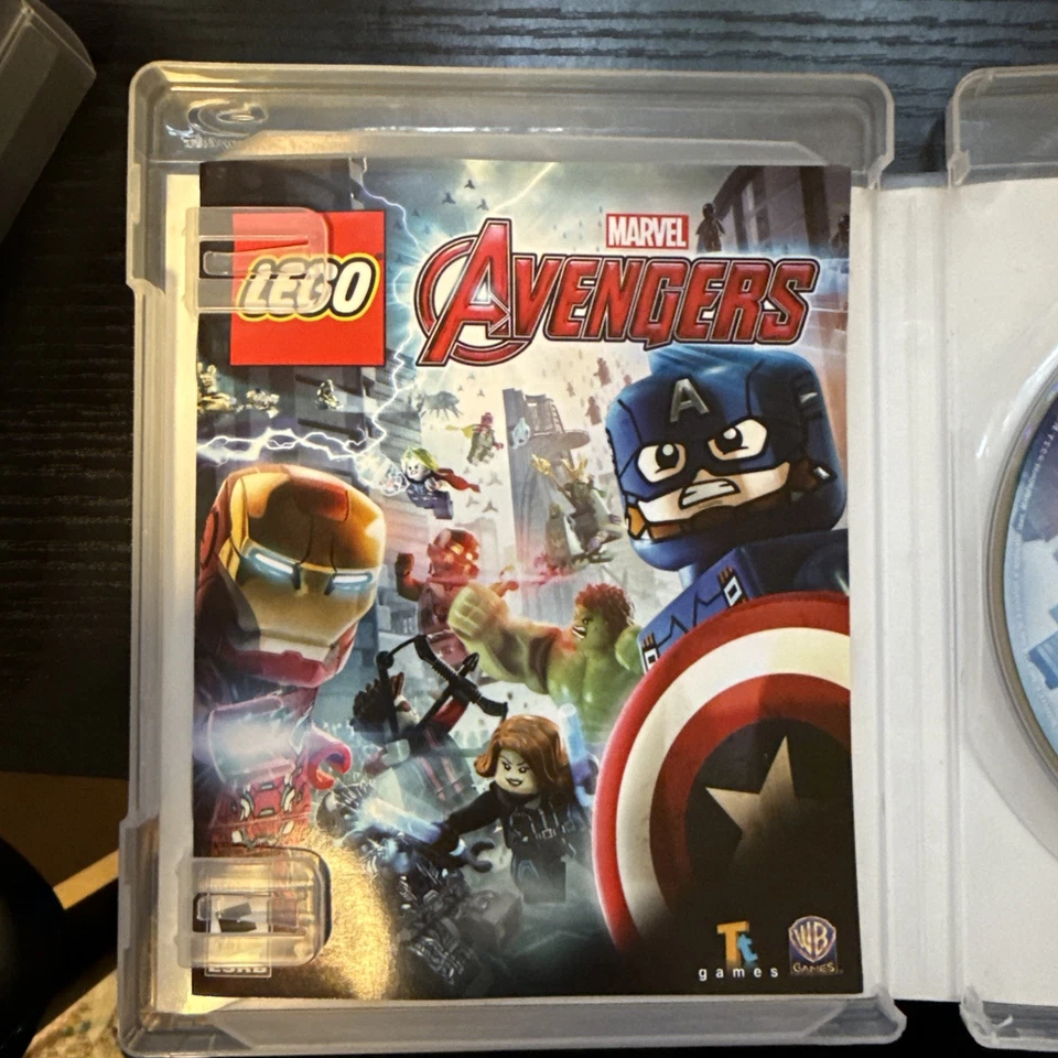 PS3 Lego Marvel Avengers Videojuego Playstation Estuche Completo Inserto Probado Foto 3 de 4