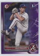 2022 Bowman Draft Purple 30/250 Cole Phillips #BD-90 2r7