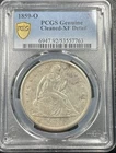 1859-O Seated Liberty Dollar $1 PCGS XF Details Cleaned