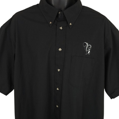 Lockheed Skunk Works Shirt Mens Size XL Black Aerospace Engineering