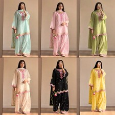 Pakistani farshi salwar kameez ready to wear farshi palazzo suits wedding party