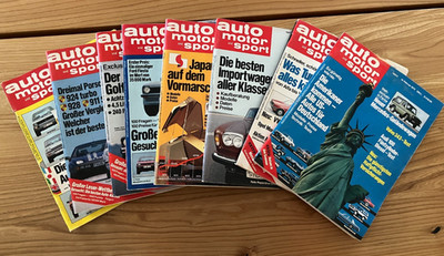 Auto Motor und Sport, Zeitschrift, Jahr 1979 - verschiedene Ausgaben