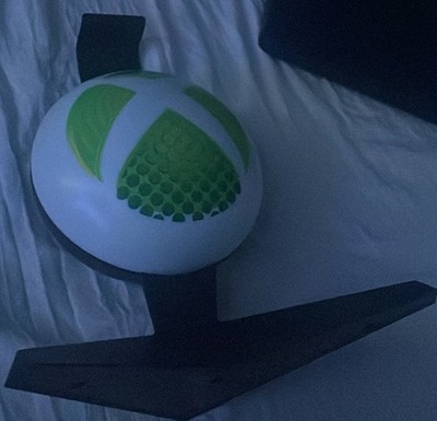 XBOX Head Light-Light Up Headphone Stand Green and Black Microsoft Head Stand 