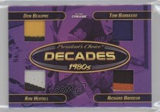 2022 President's Choice In the Crease Decades 5/5 Don Beaupre Tom Barrasso 2o7