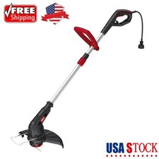 4.6-Amp 13in Corded Electric String Trimmer Adjustable Shaft Automatic Line Feed