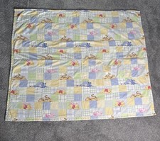 Handmade Winnie the Pooh Baby Blanket Vintage Quilt Fabric 39x32