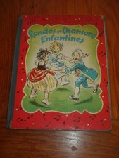 RONDES ET CHANSONS ENFANTINES DESSINS DE GERMAINE BOURET 1951 EDT FLOTS BLEUS