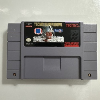 Tecmo Super Bowl (Super Nintendo, SNES) Cartridge Only - TESTED