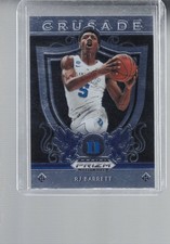 RJ Barrett 2019 Panini Prizm Draft Picks Crusade Rookie Card RC No. 72
