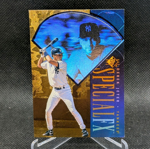 Derek Jeter Sp Holoview Special F/X Azul RC Yankees #48 1996 96 Cubierta Superior UD - Imagen 1 de 10