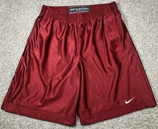 Vintage Nike Dazzle Basketball Shorts Shiny Baggy Red Size Large
