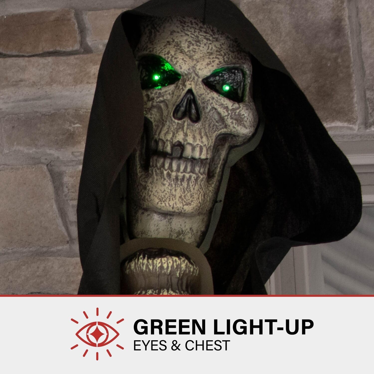 Haunted Hill Farm 7-Ft. Tall Graveyard Ghoul, Motion 86" Ghoul