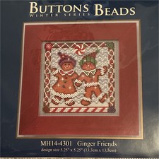 Mill Hill Buttons Beads Winter Series Ginger Friends Kit MH14-4301