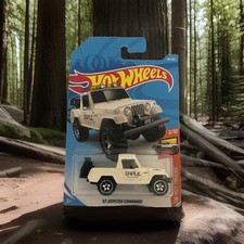 (1) HOT WHEELS 2019 M/L #84/250 '67 Jeester Commando HW Hot Trucks 2/10 white