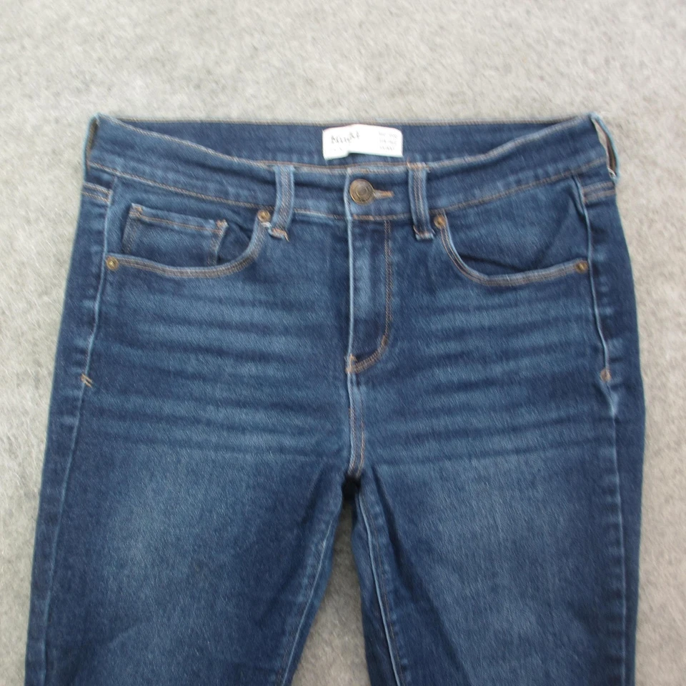 Pantalones de mezclilla Mudd Jeans para mujer 10/11 azul tiro medio vintage ajustados elásticos FLX Foto 2 de 4