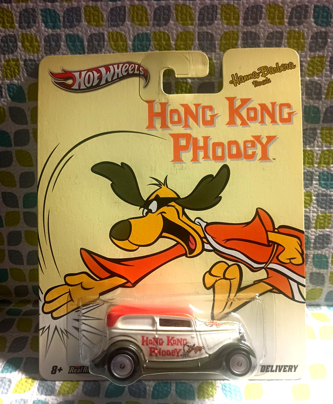 HOT WHEELS POP CULTURE HANNA-BARBERA HONG KONG PHOOEY 34 FORD SEDAN DELIVERY NEW