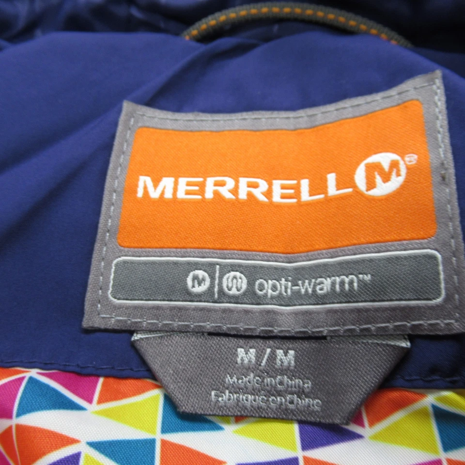 Merrell Jacket Womens Medium Purple Hooded Insulated Opti-Warm Quilted Puffer - Image 3 of 4