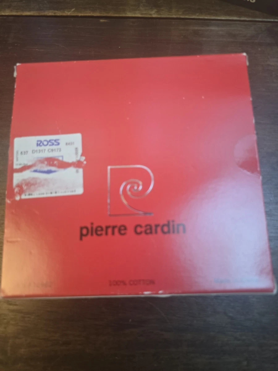 NIB 9pc Monogrammed H Handkerchiefs White 6 Pierre Cardin 3 Paris Classic 