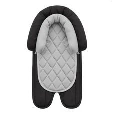 Infant Car Seat Head Support, 2-in-1 Soft Insert for Newborn, Fits Car Seat, Str