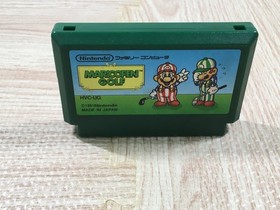 Mario Open Golf Boxed Nintendo Famicom NES Japan - UF5693