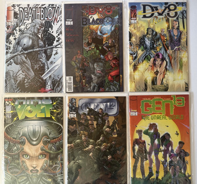 Set of 6: Deathblow # 0 and 5 Number One Image Comic Books Unread NM (B10)