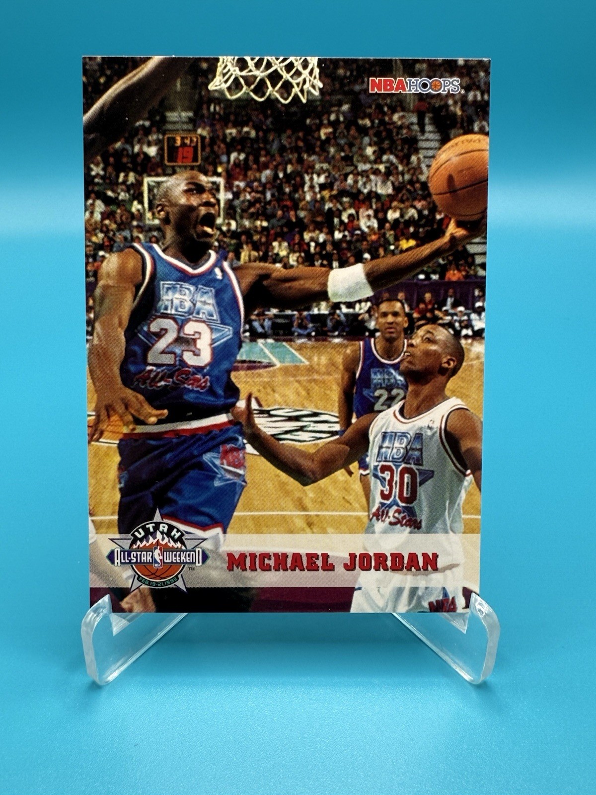 Michael Jordan 1993  All Star Hoops #257 5th Anniversary Chicago Bulls HOF