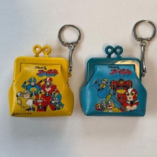 Portafoglio Godam Five Go Wapper chiusura portamonete 2 set Tatsunoko Pro portachiavi moneta