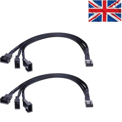 Optimieren Sie Ihre PC-Kühlung mit 2er-Pack PWM-Lüfter-Splitter-Adapter - 10,5 Zoll