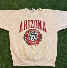 Vintage Arizona Wildcats sweatshirt youth XL gray red galt sand crewneck 90s