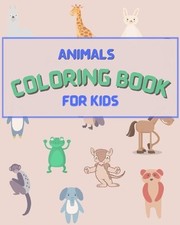Animals coloring book for kids - easy to color 