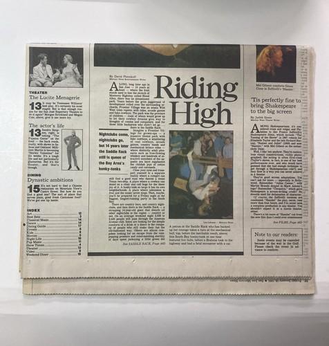 San Jose Mercury News 18. Januar 1991 - A, B, C, D, E, F Abschnitte - Bild 8 von 11