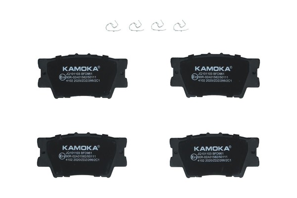 Bremsbelagsatz Scheibenbremse Hinten Kamoka JQ101103 FÜR Lexus Toyota Belagsatz-image