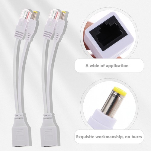 8 Pcs Passive Poe Injecteur Passive Injecteur Poe Et Poe Splitter Kit - Photo 3/10