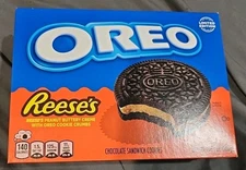 Nabisco Oreo Reese’s Peanut Butter Crème W/oreo Crumbs Limited Edition Cookies