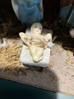 Nativity Set 8 piece Figures + Wooden manger stable with Christmas Star — photo 8