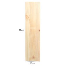 Solid Pine Shelf Board, Natural Finish, Sanded, Various Sizes - DIY Projects