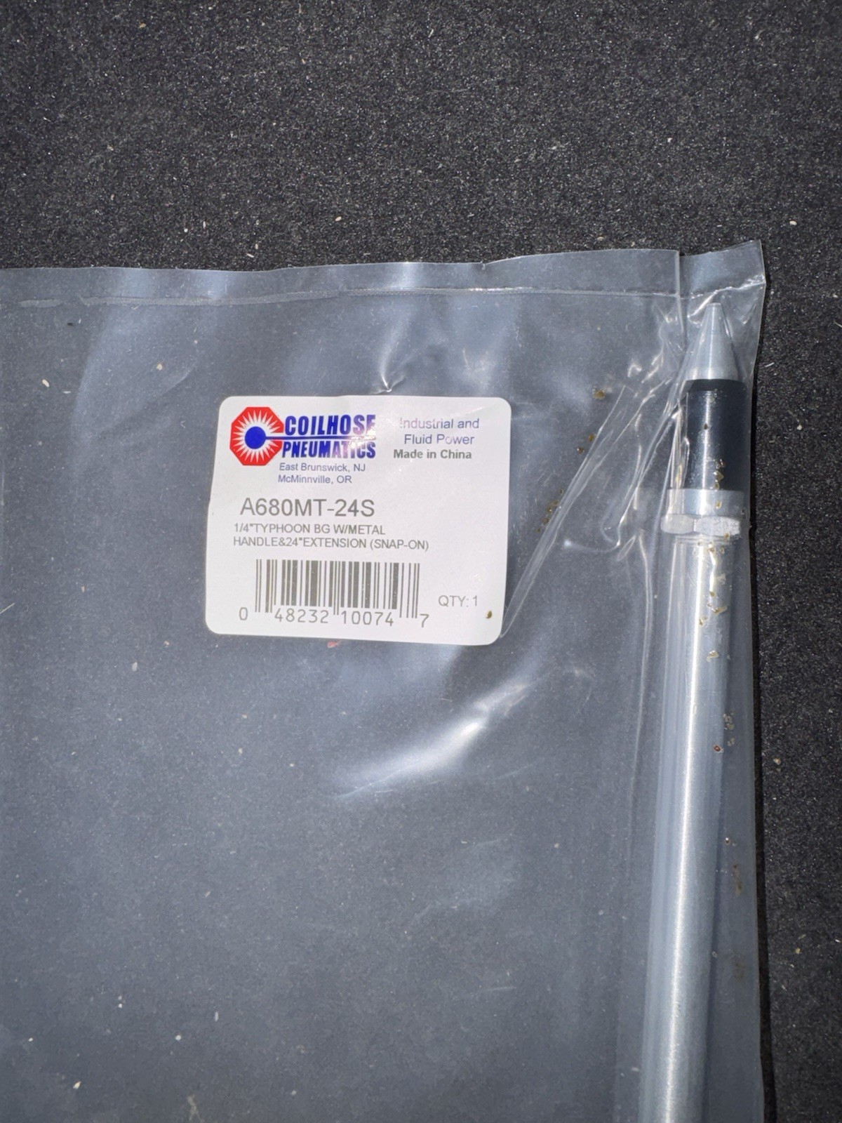Automotive Typhoon Blow Gun W/ 24in Extension (Brand New)