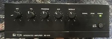 TOA BG-1015 Integrated Amplifier 40W Black 5 Inputs 3 Outputs Analog